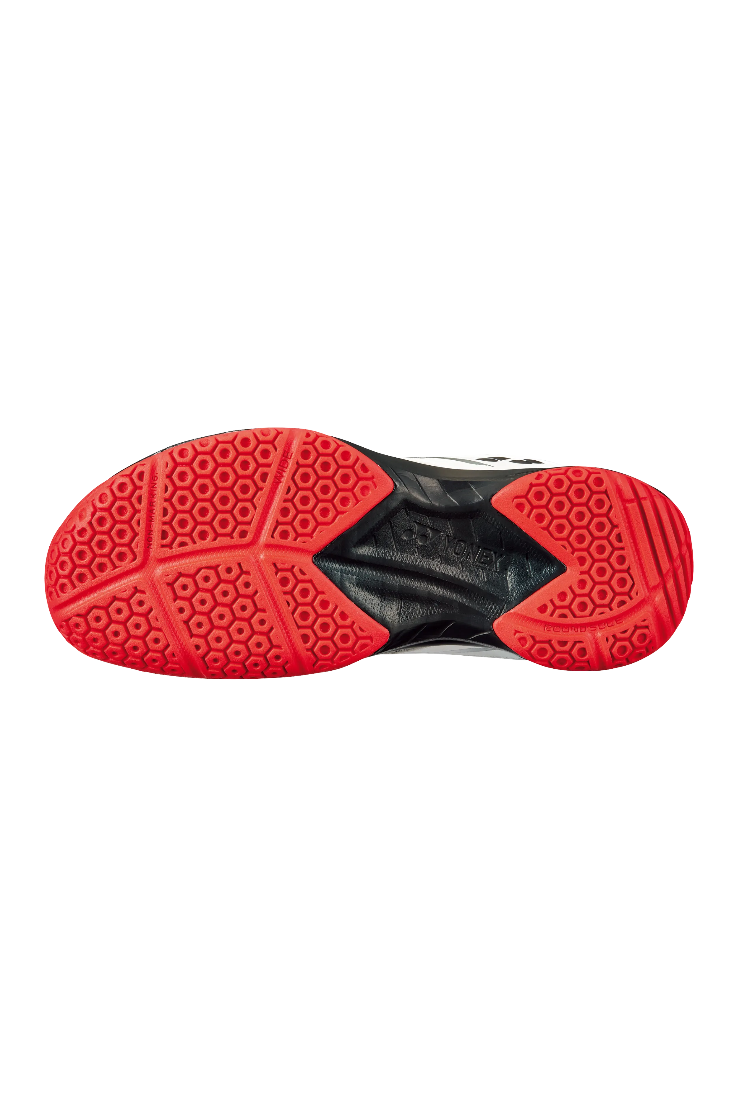 Modern Edge Adjustable Laces Yonex Power Cushion 39 Wide(White/Red)
