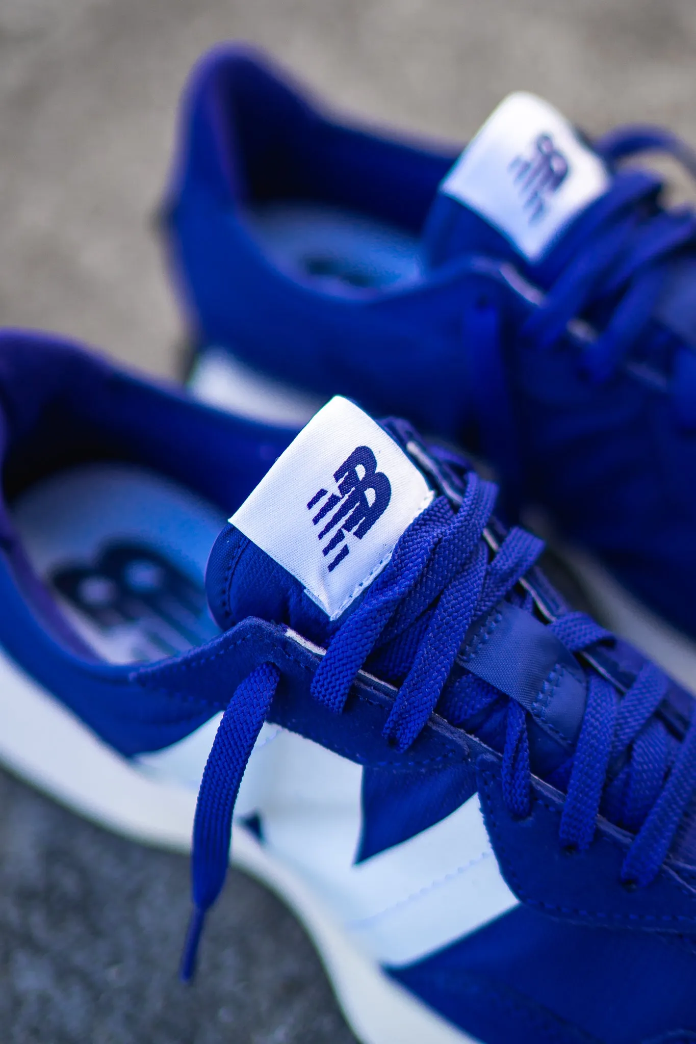 Casual grip anti - slip Mens New Balance 327 (Cobalt Blue) - MS327GA