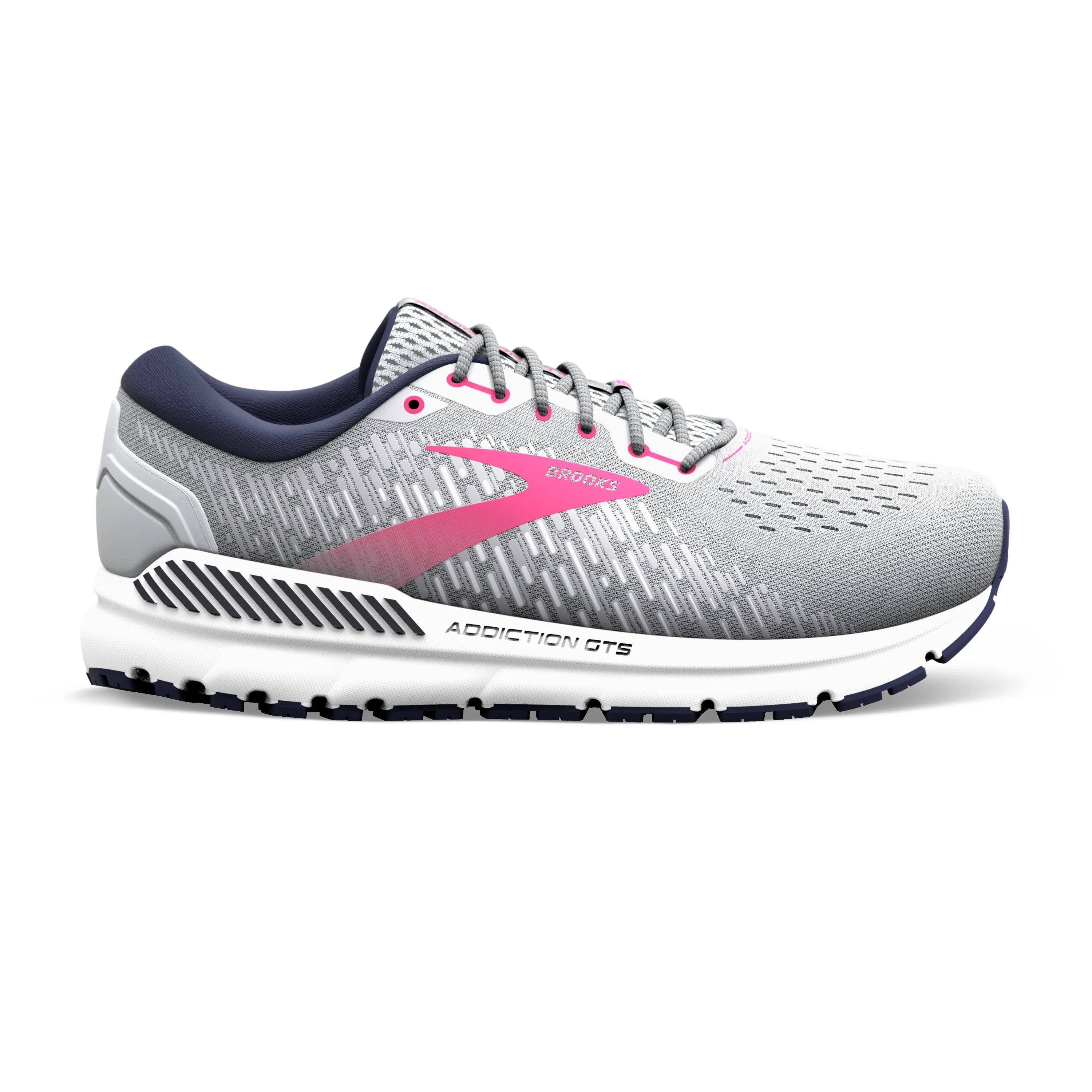 WOMEN'S ADDICTION GTS 15 - B - 054 OYSTER/PEACOAT/LILAC ROSE - SIZE 10.0 Cushioned Ankle safety reflective