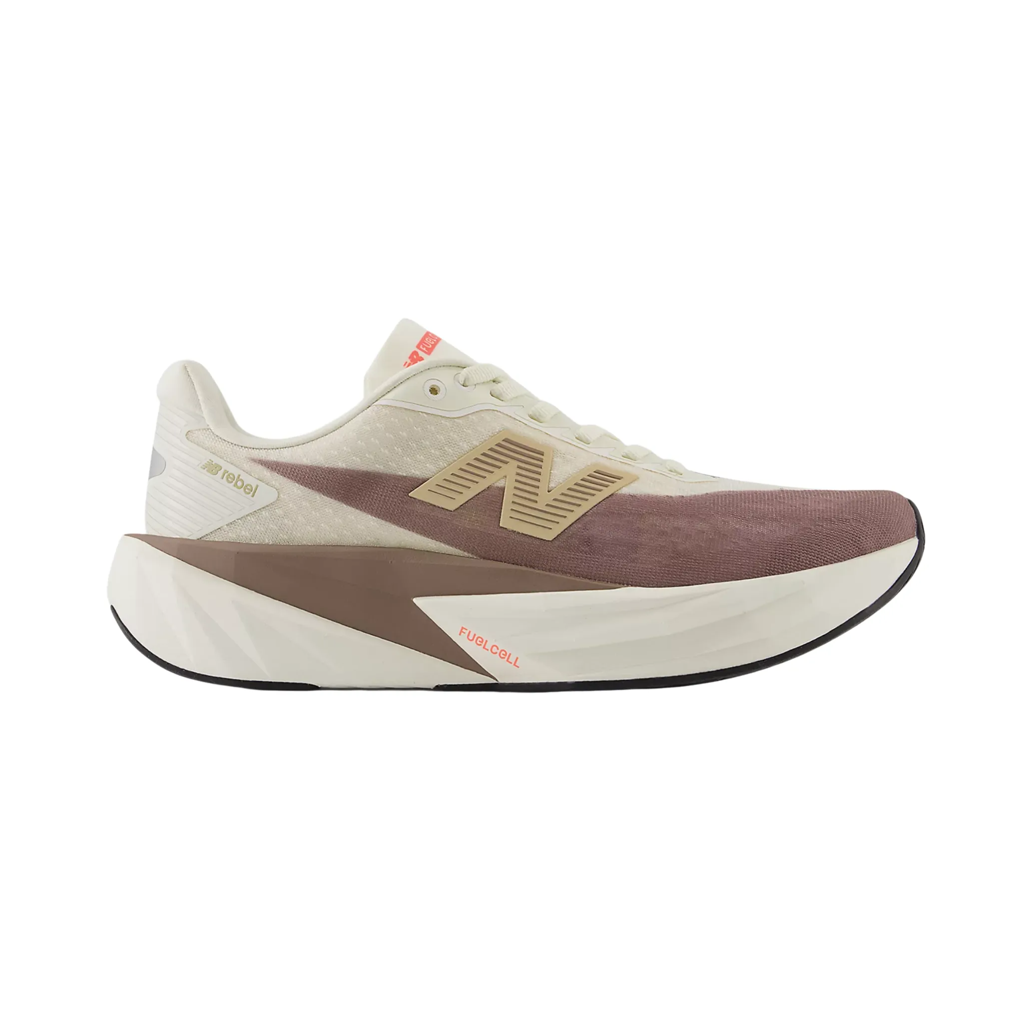 pre - owned shoes Cushioned ride WOMEN'S FUELCELL REBEL V5 - B - LJ5 ANGORA