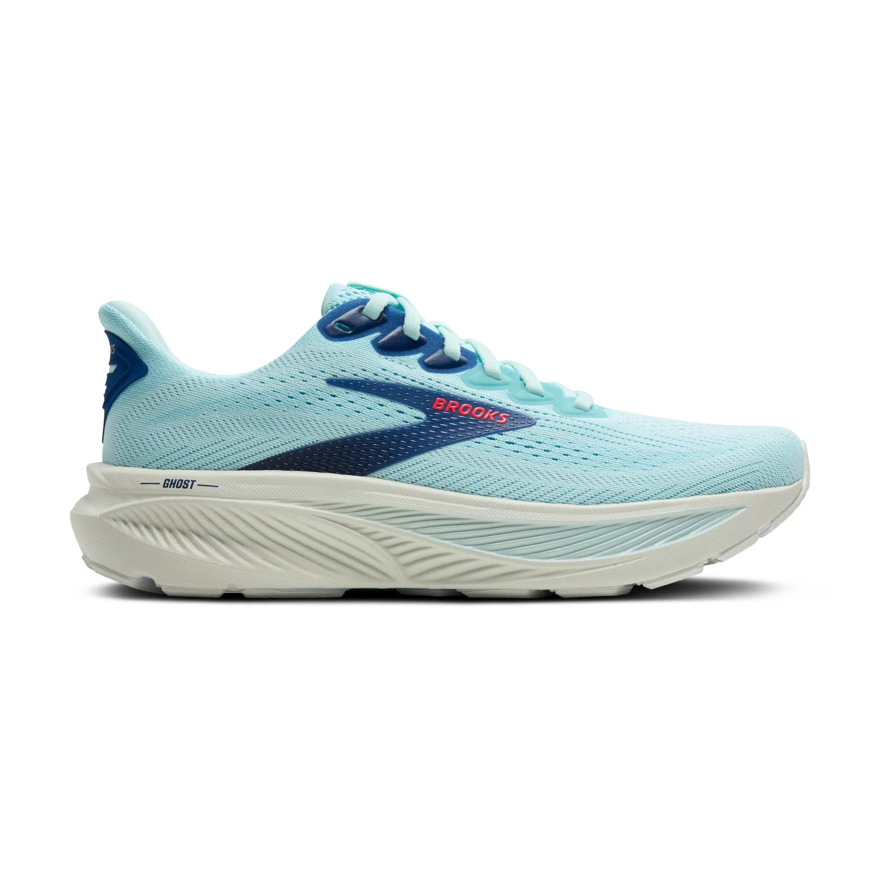 WOMEN'S GHOST 17 - B - CLEARWATER/NAVY/PEONY national - team - themed running gear