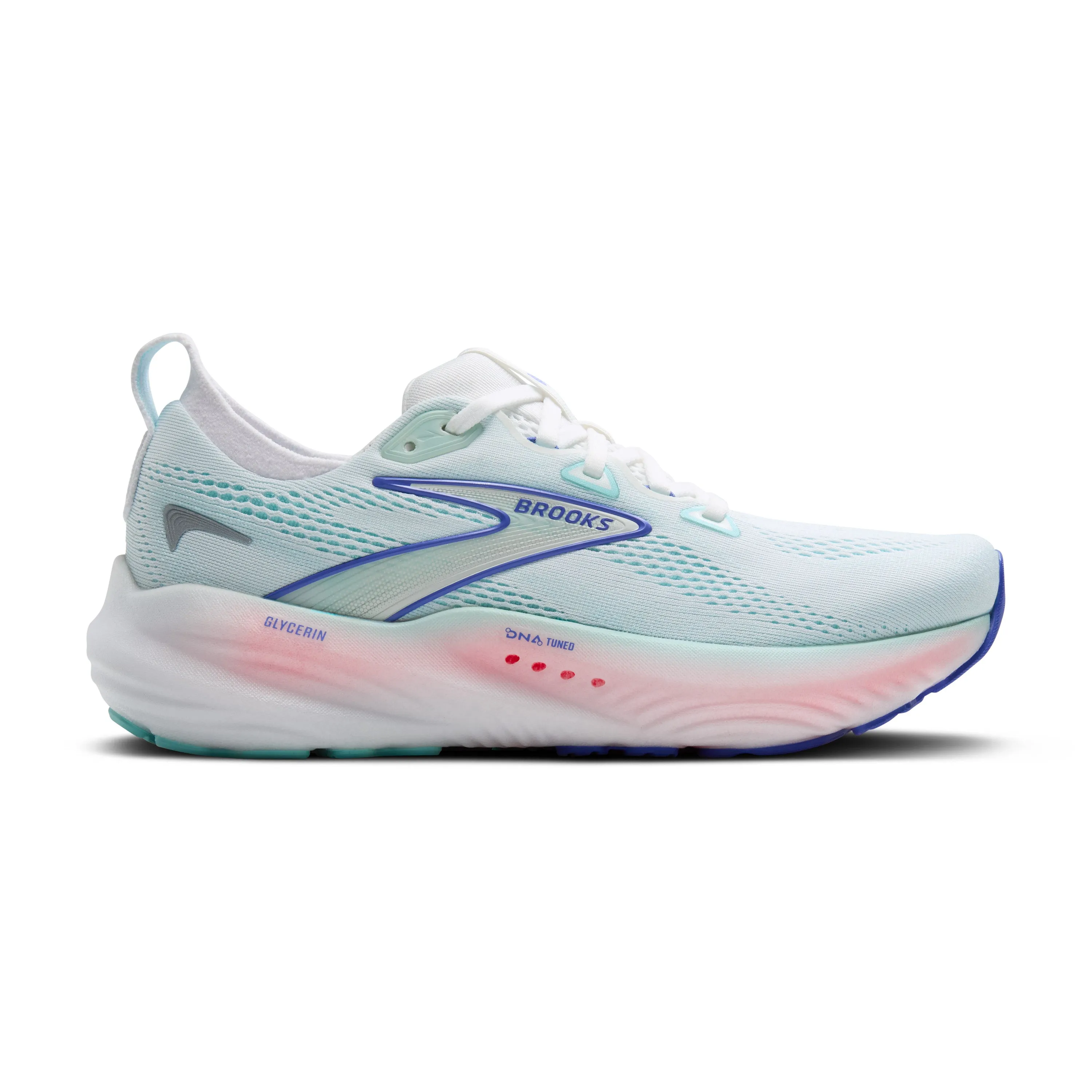 WOMEN'S GLYCERIN 22 - B - 110 WHITE/LIMPET SHELL/AMPARO BLUE StreamlinedDesign