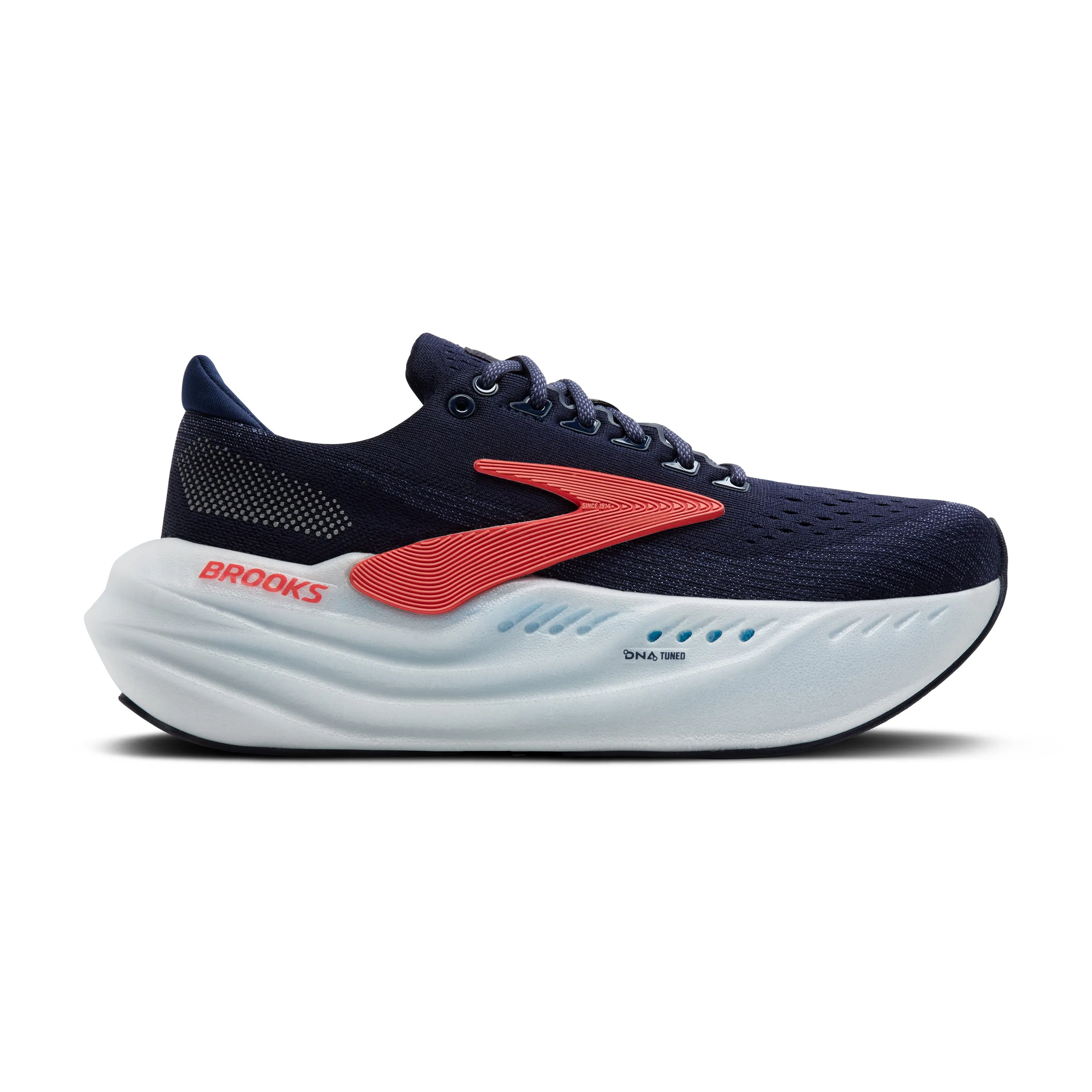 competitive runners WOMEN'S GLYCERIN MAX - B - 439 PEACOAT/BLUE RIBBON/HOT CORAL