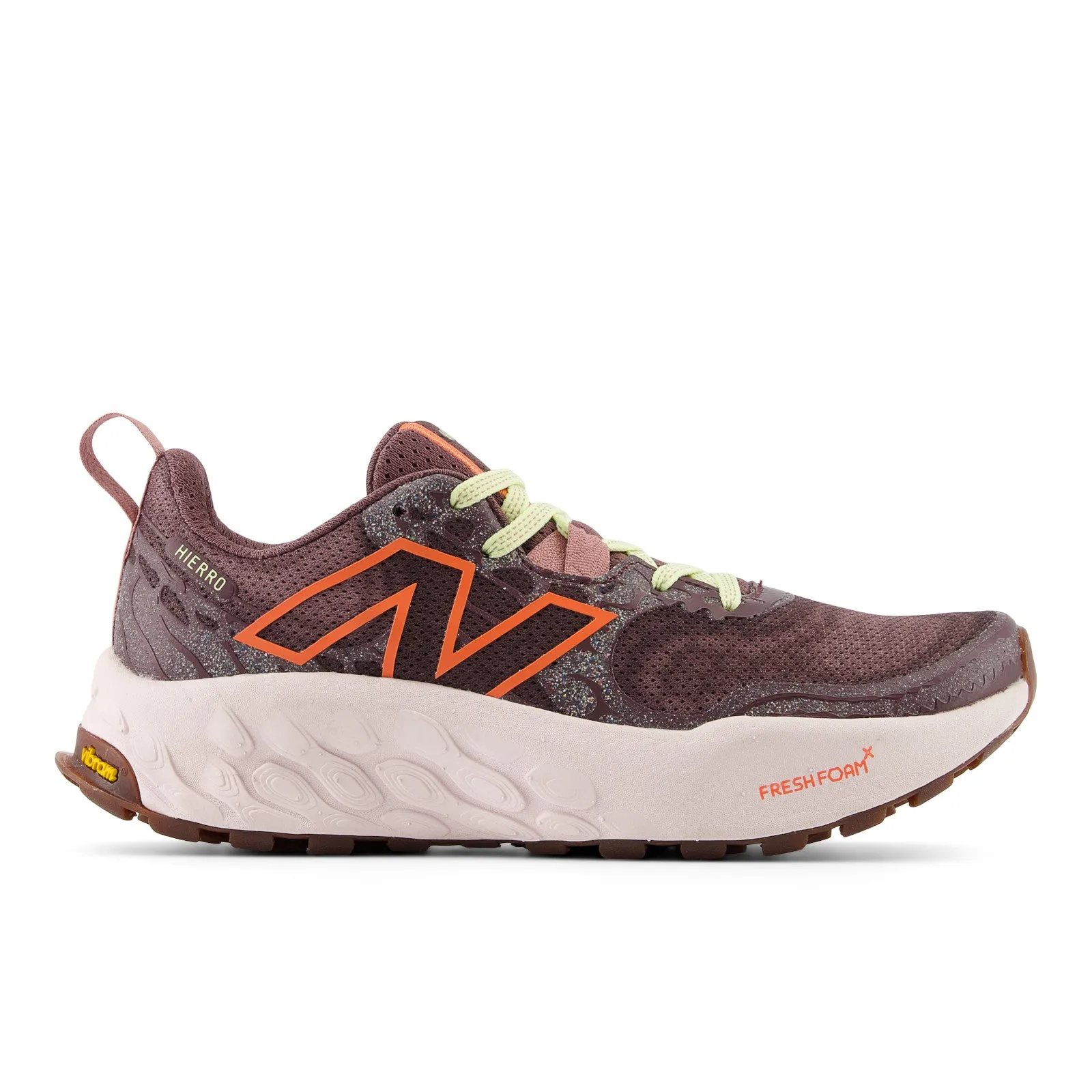 WOMEN'S HIERRO V8 - B - P8 LICORICE heavy - duty - construction - feature shoes trail runner shoes