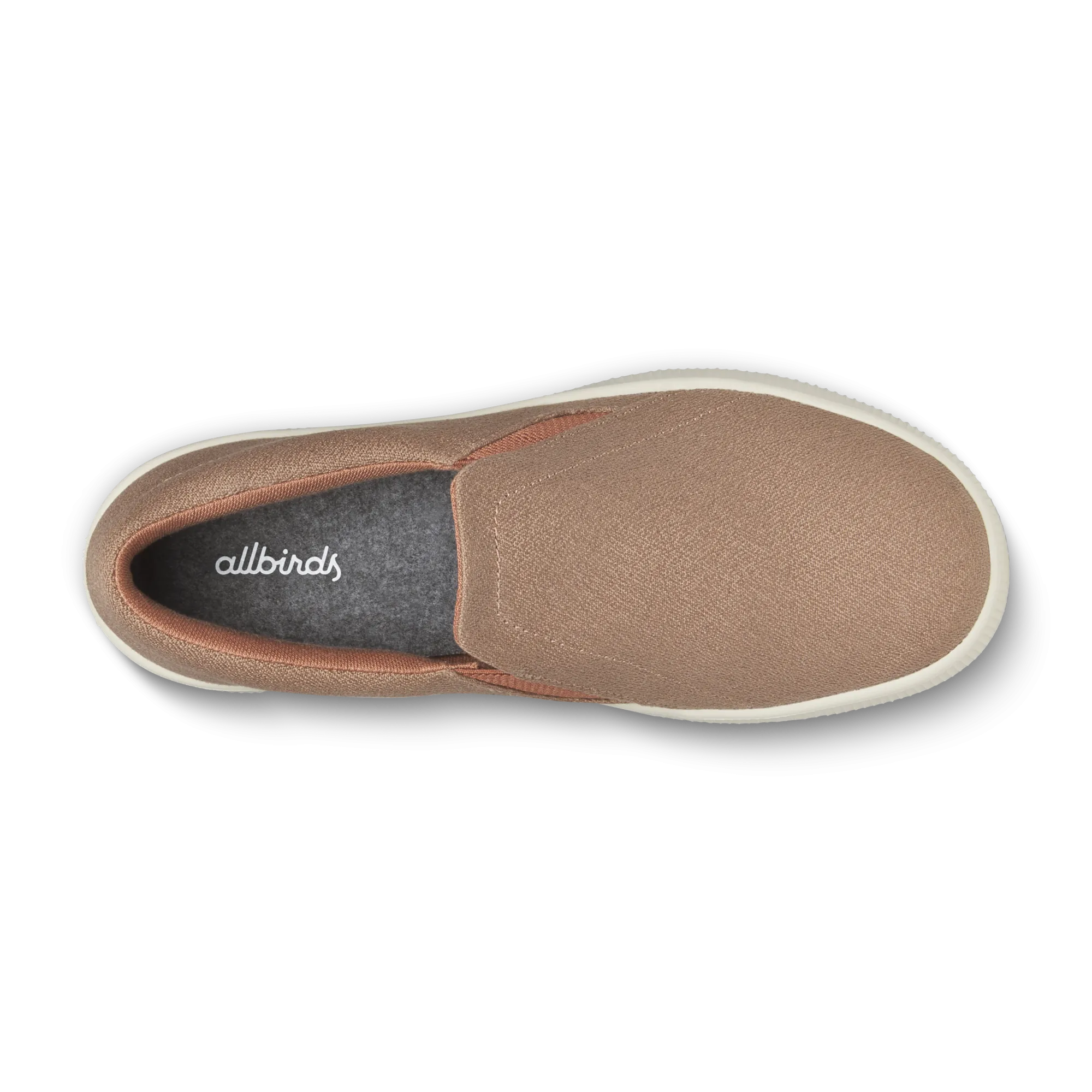 Elastic tongue Women's Lounger Lift - Taupe Blush (Natural White Sole)