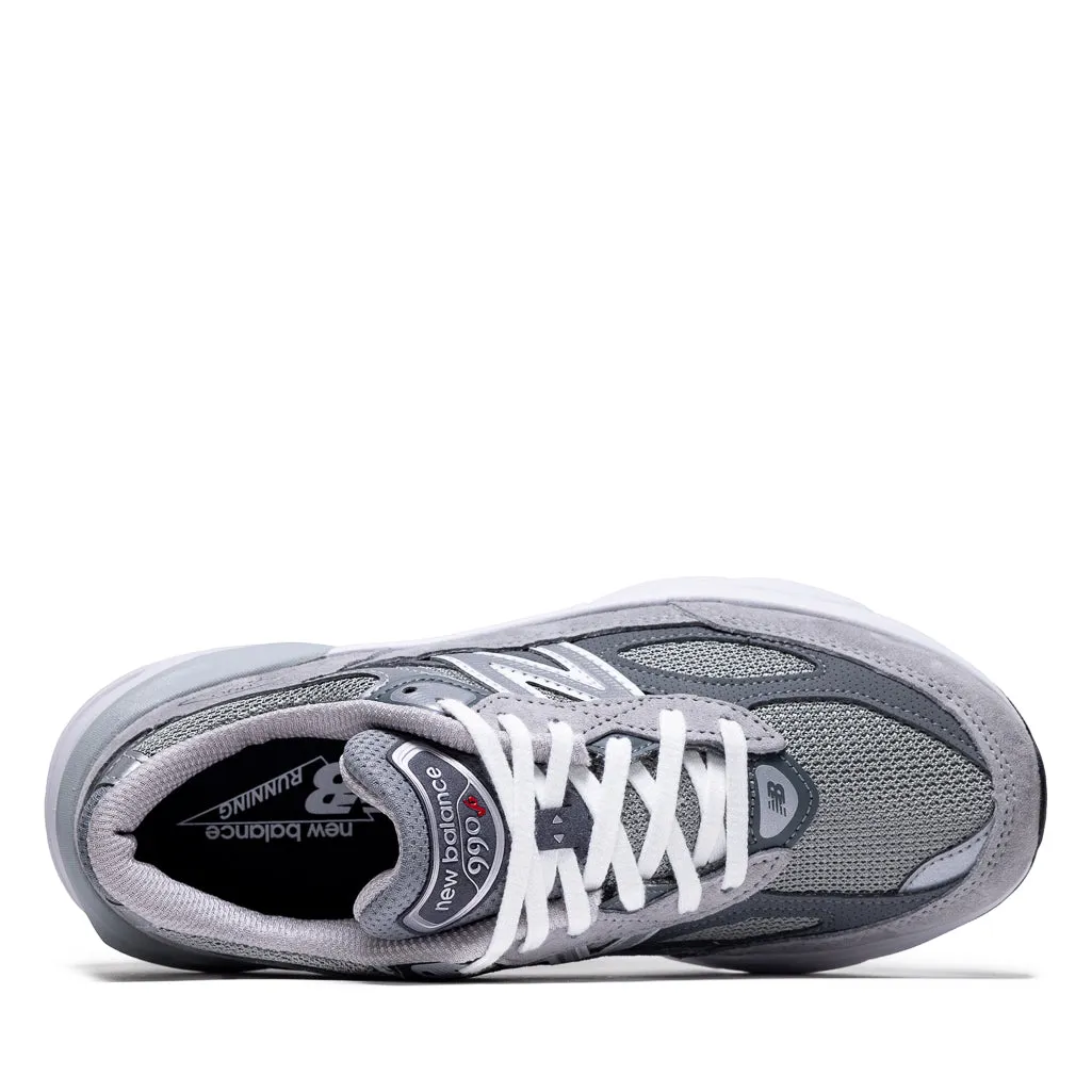 Women's New Balance Made in USA 990v6 - Grey running endurance training Seasonal