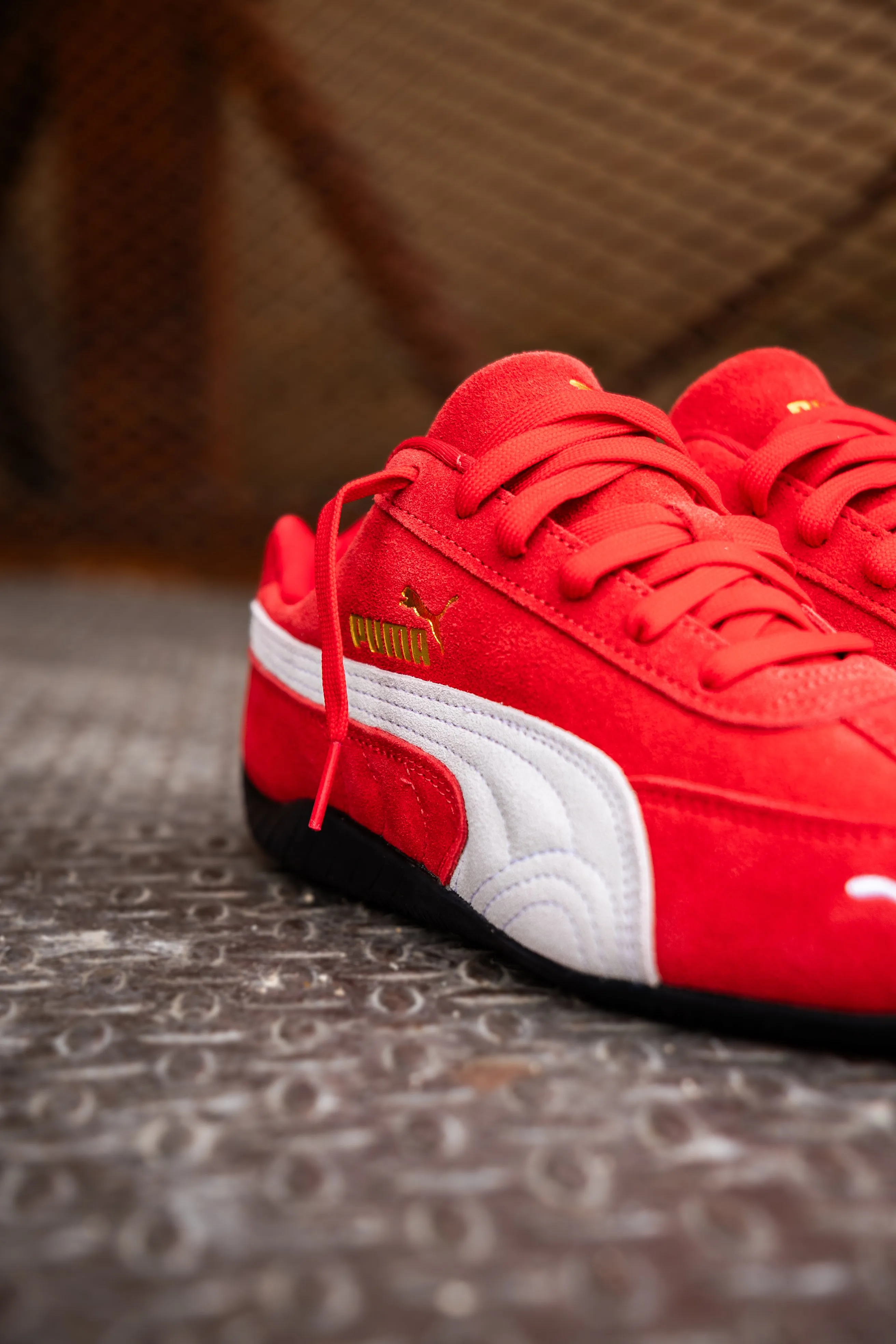 Womens Puma Speedcat OG (Puma Red/Puma White) Road Long