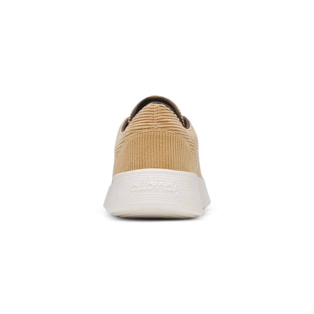 Women's Runner Go - Corduroy - Stony Beige (Natural White Sole) Odor Control Tech Easy Clean Surface