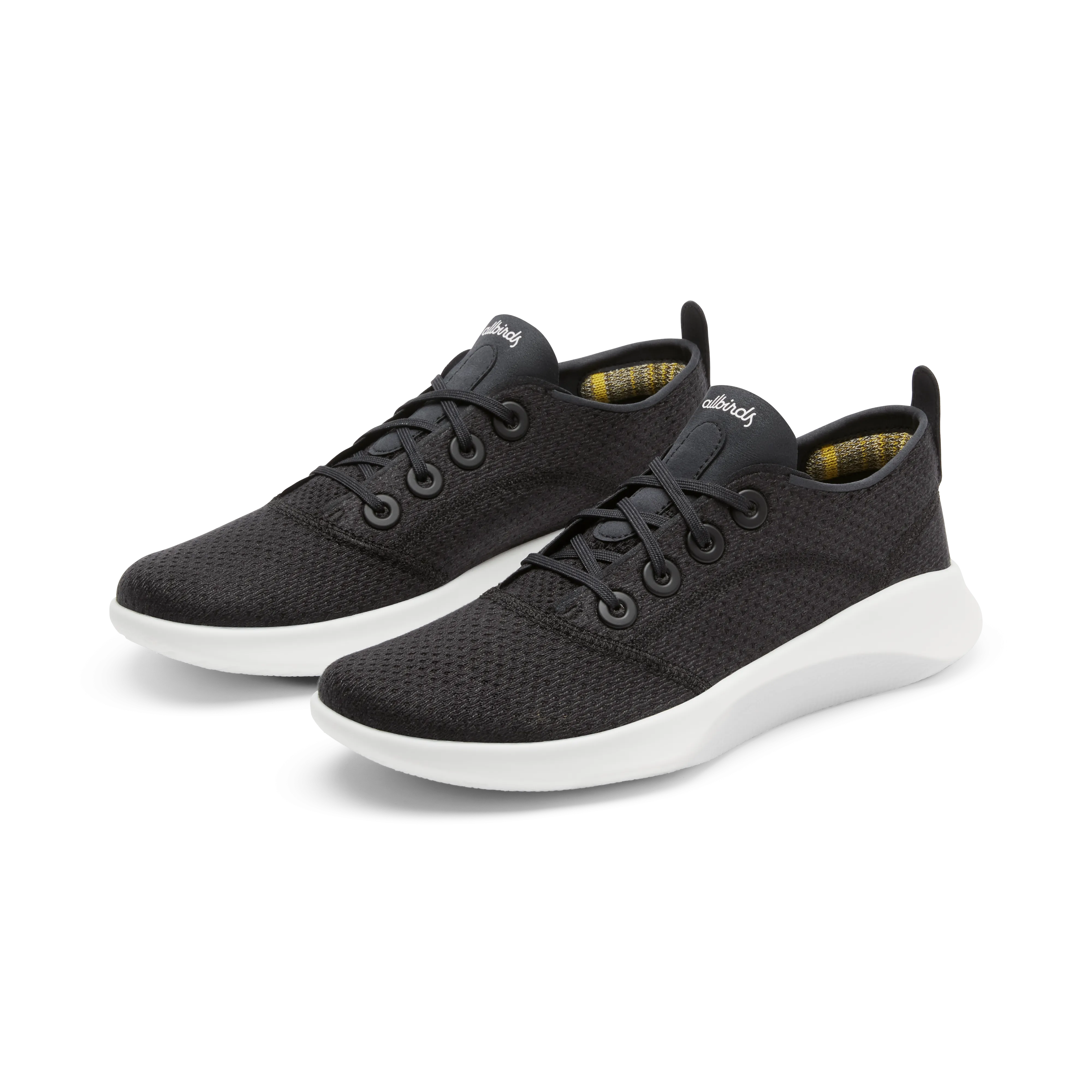 Women's SuperLight Tree Runners - Natural Black/Dark Grey (Blizzard Sole) Compression Resistant Foam Breathable Ease
