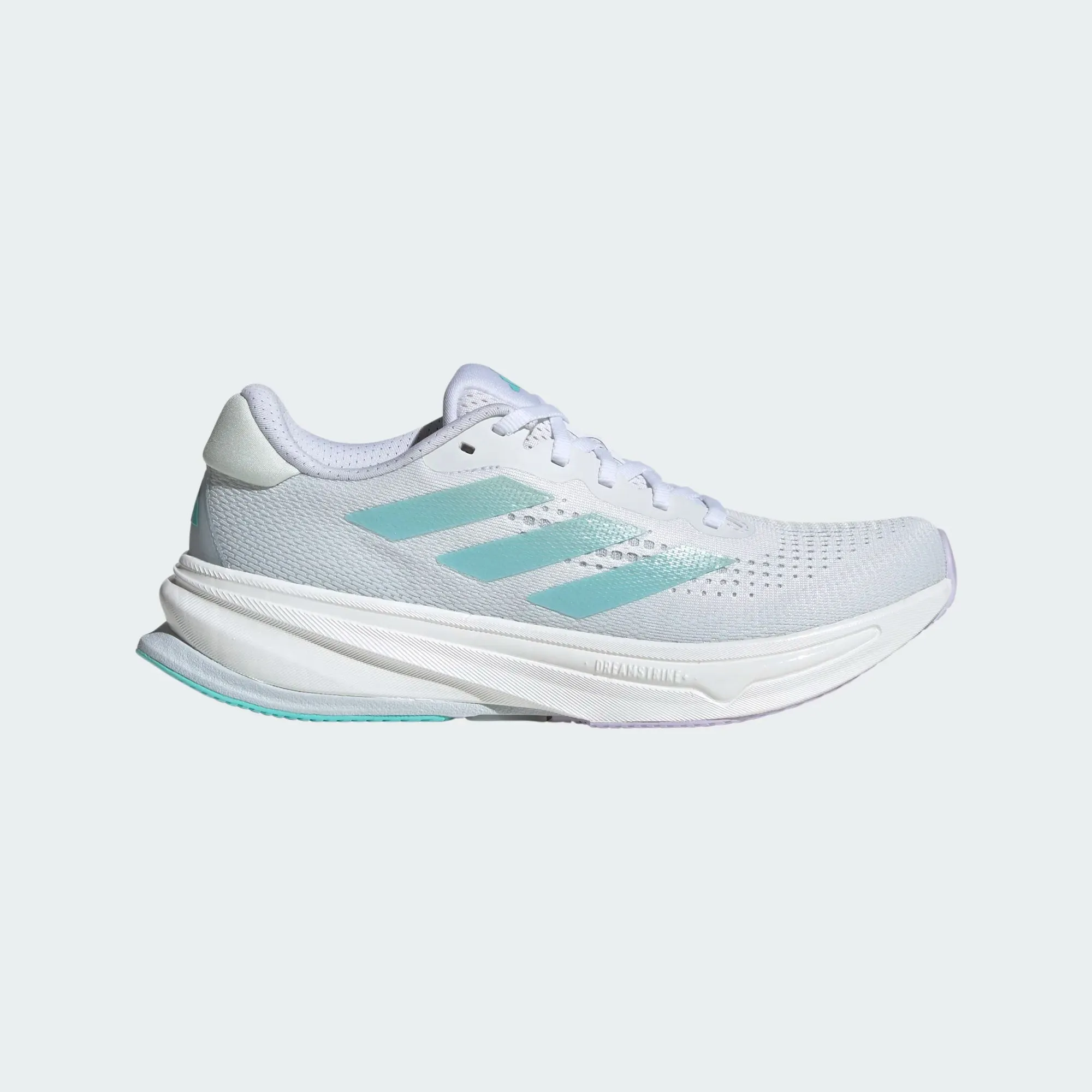 Breathable fabric Maximum Support WOMEN'S SUPERNOVA RISE - B - WHITE/LINEN GREEN