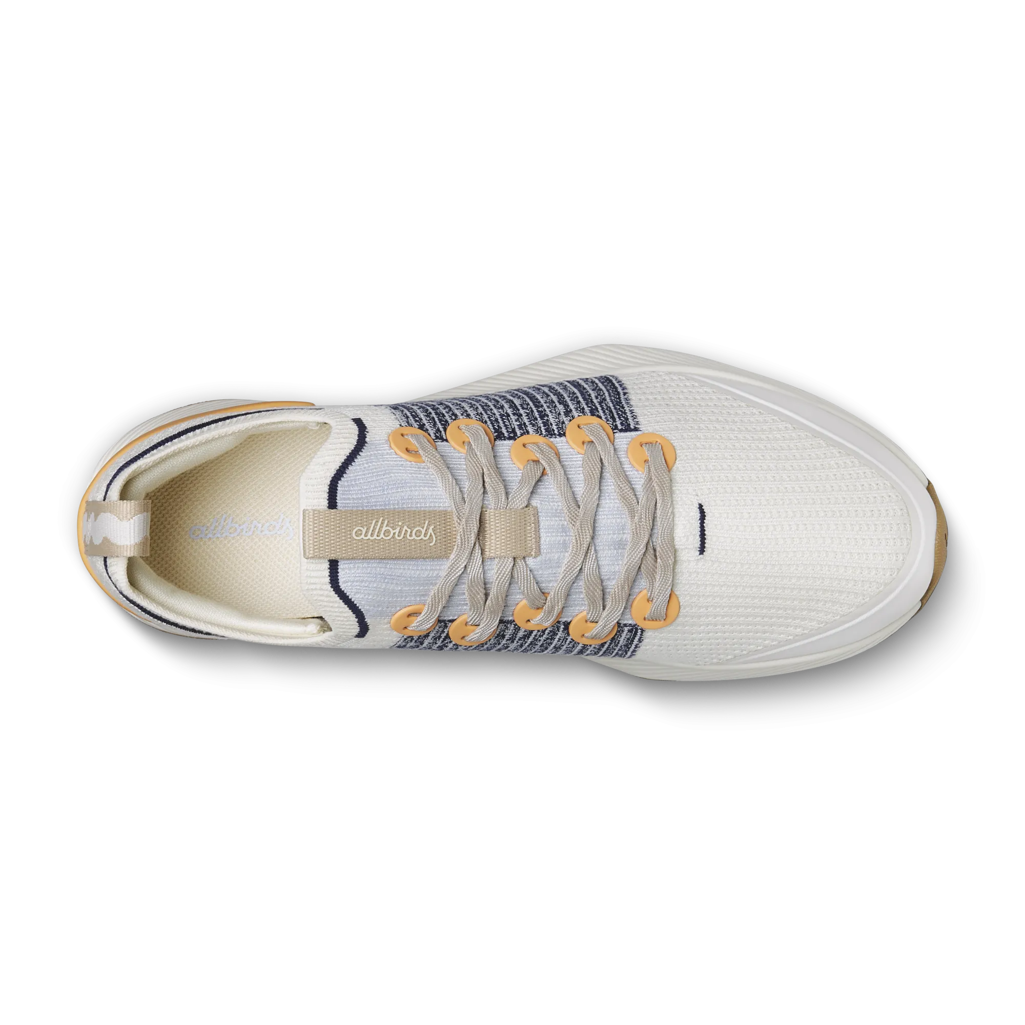 Moisture wicking Endurance Style. Women's Tree Glider - Natural White/Hanami Orange (Twilight White Sole)