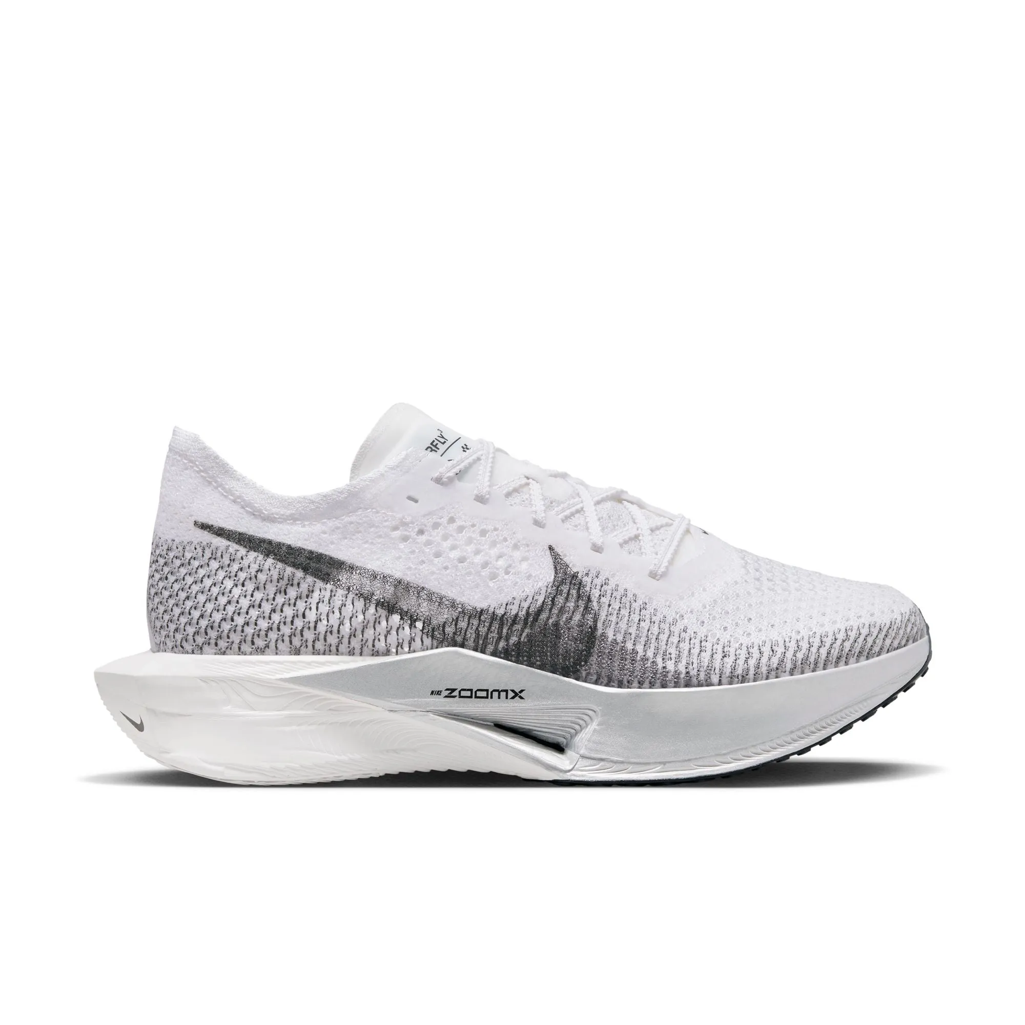recreational running shoes Outdoor Running WOMEN'S VAPORFLY 3 - B - WHITE/DK SMOKE/GREY