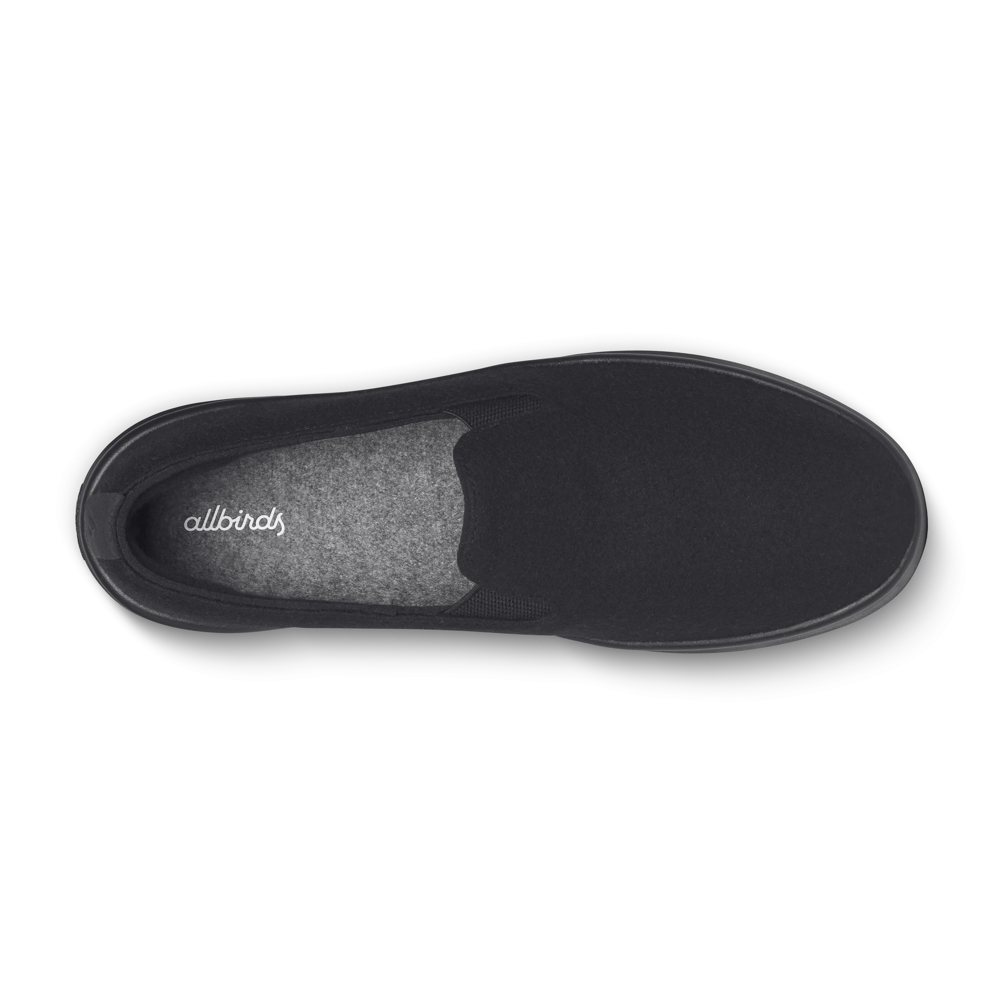 Non Toxic Construction Steady Pace Women's Wool Cruiser Slip On - Natural Black (Natural Black Sole)