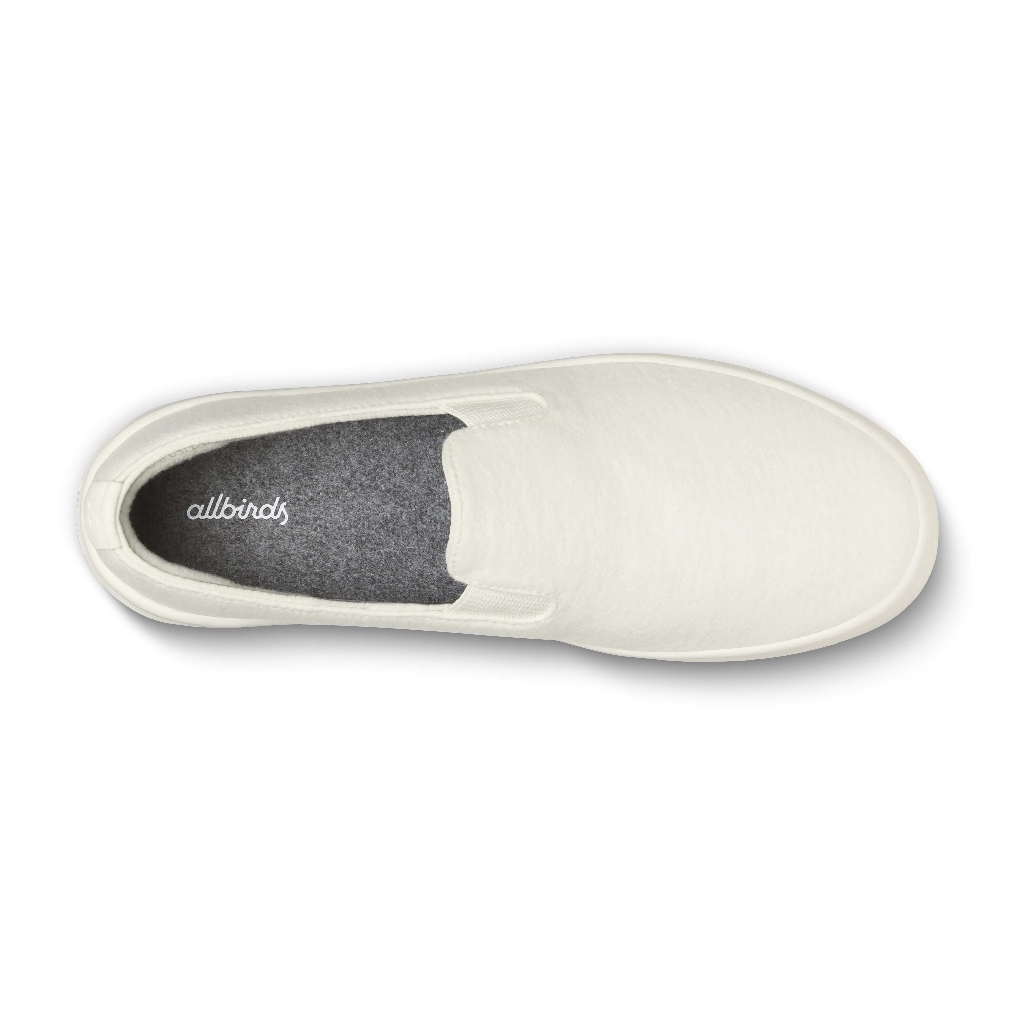 Active Women's Wool Cruiser Slip On - Natural White (Natural White Sole)