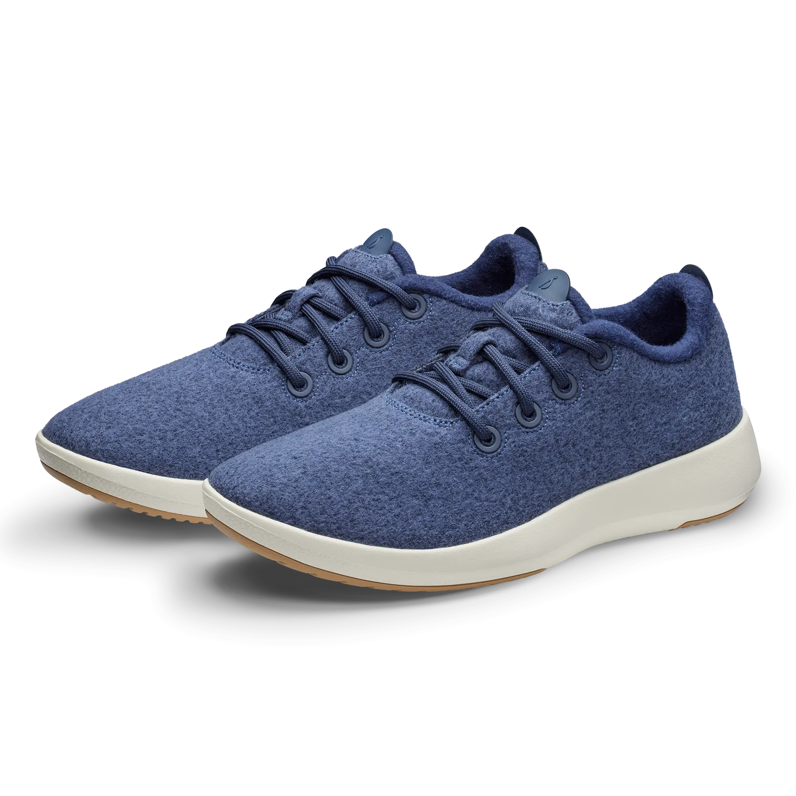 Upgraded cushioning Women's Wool Runner Mizzle - Hazy Indigo (Natural White Sole)