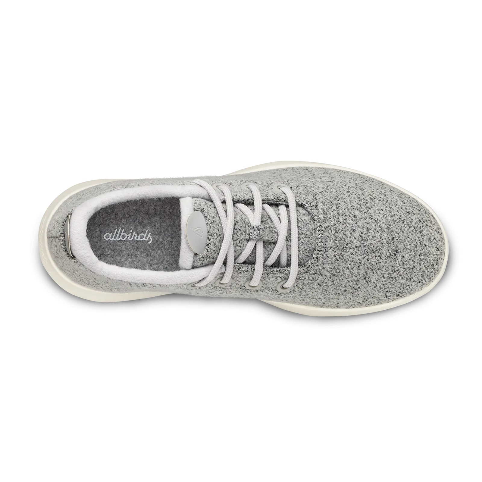 Women's Wool Runner Mizzle - Light Grey (Natural White Sole) Odor Resistant