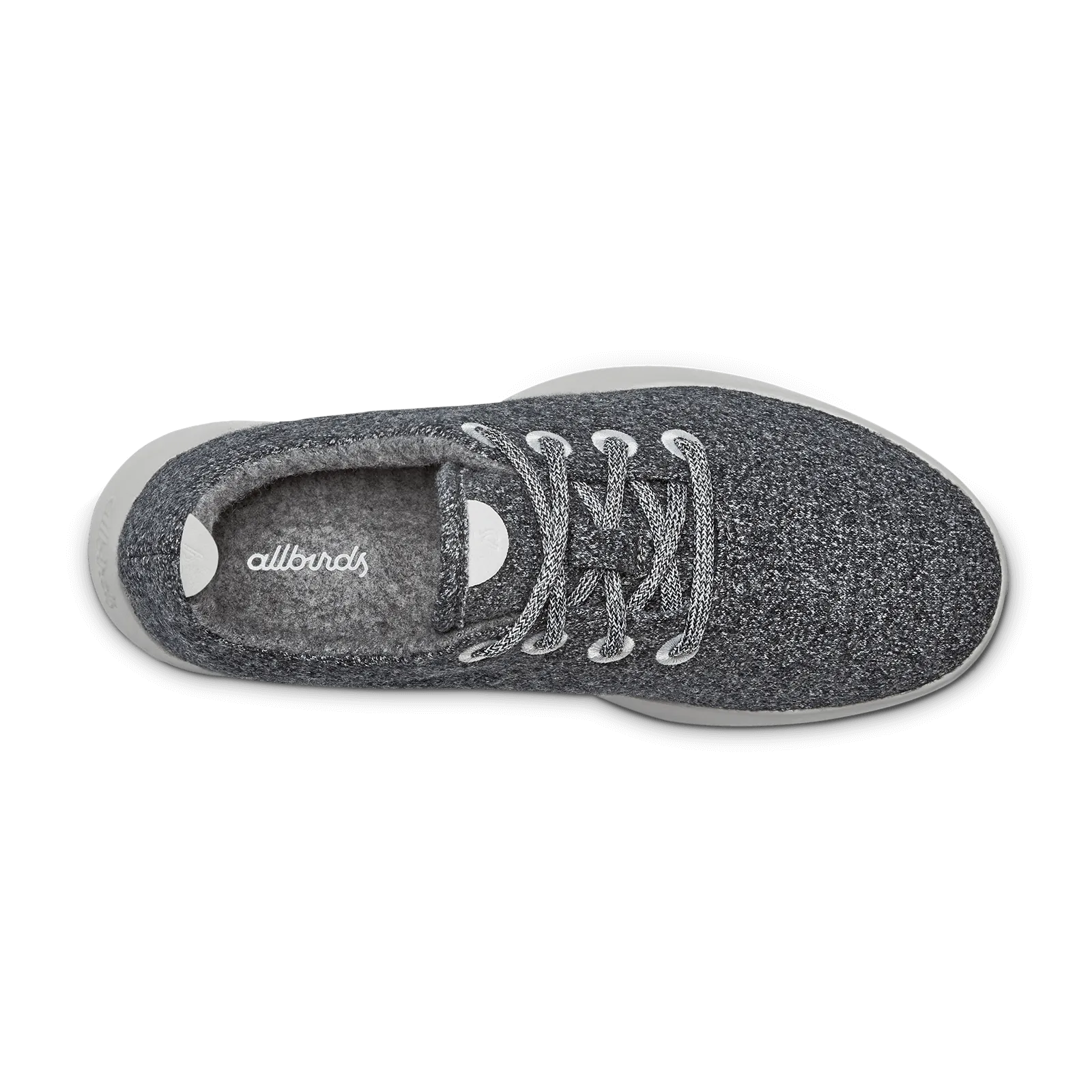 Women's Wool Runner - Natural Grey (Light Grey Sole) Flexible Groove Tech Relaxed Fit