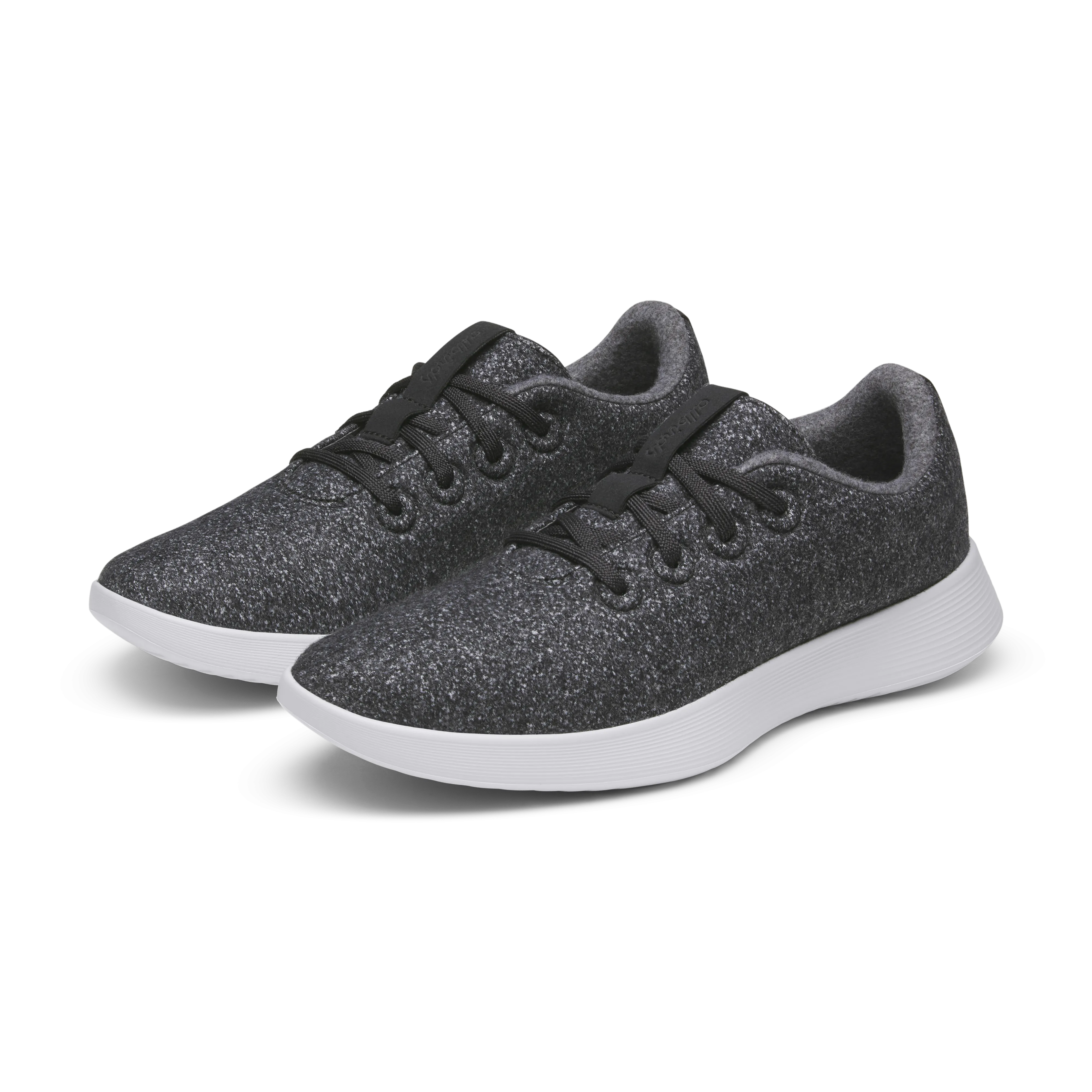Shock Dispersing Women's Wool Runner NZ - Dark Grey (Light Grey Sole)