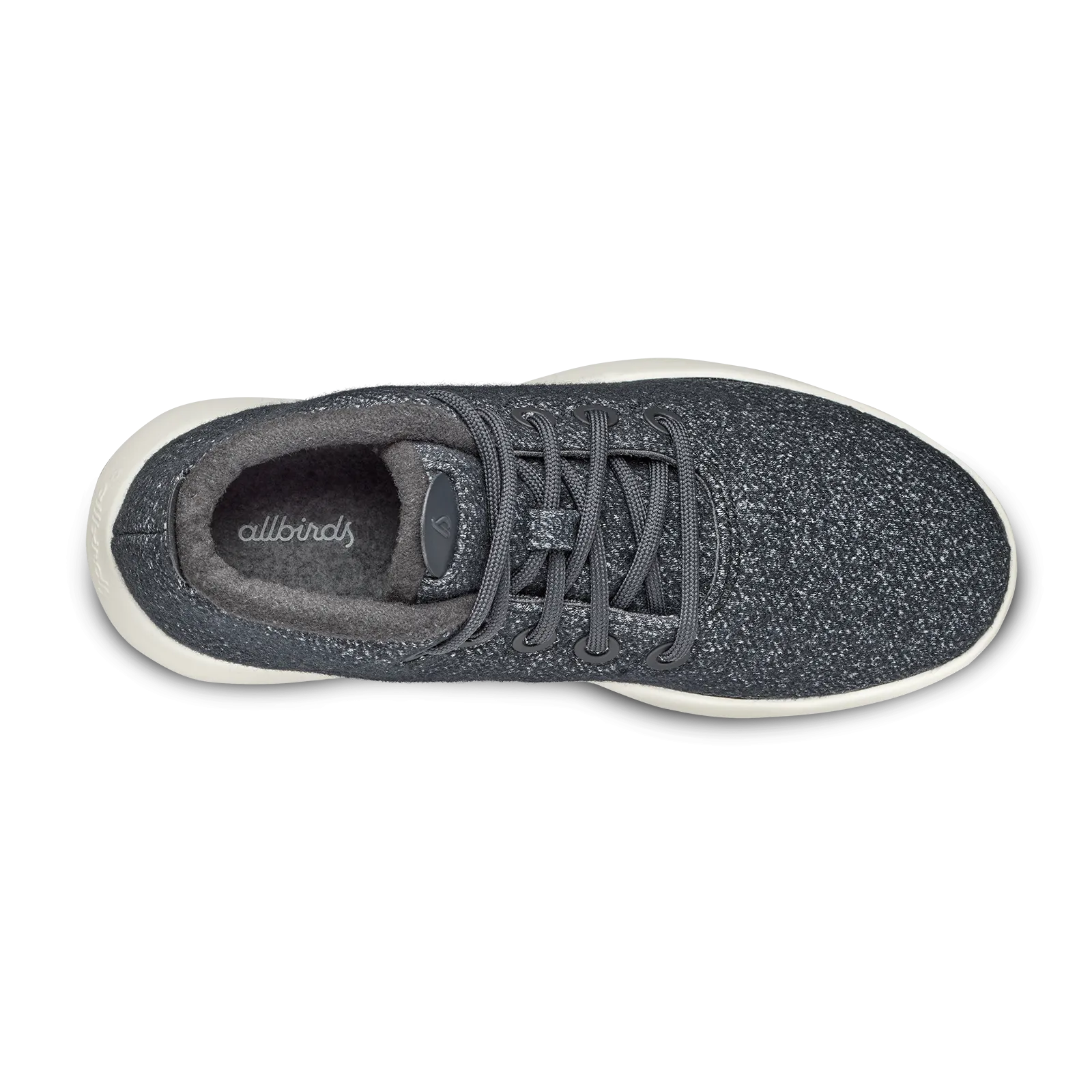 Women's Wool Runner-up Mizzle - Dark Grey (Natural White Sole) Fabric Upper Modern Design