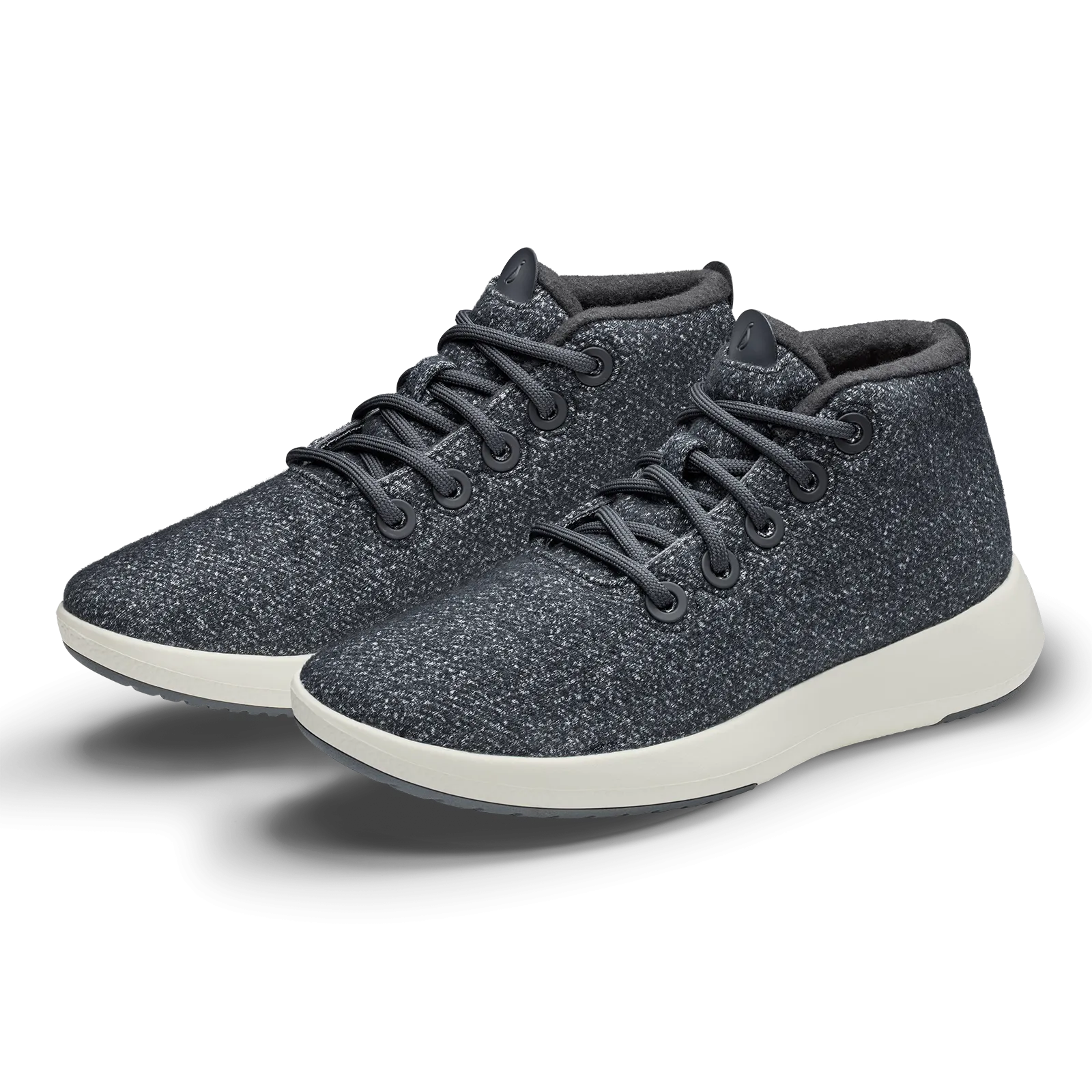 Women's Wool Runner-up Mizzle - Dark Grey (Natural White Sole) Smart Design