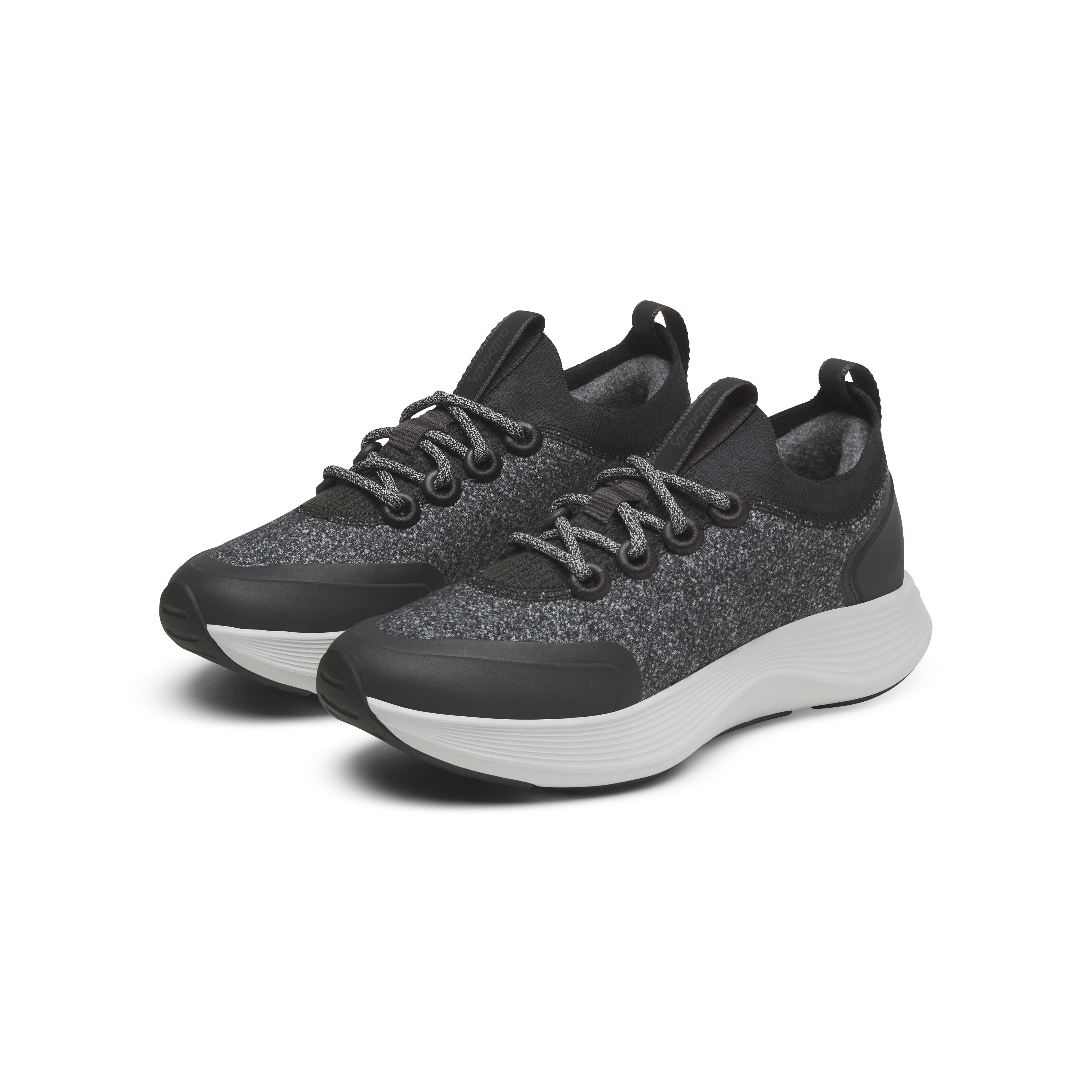 Fresh materials Women's Wool Strider - Dark Grey (Light Grey Sole)