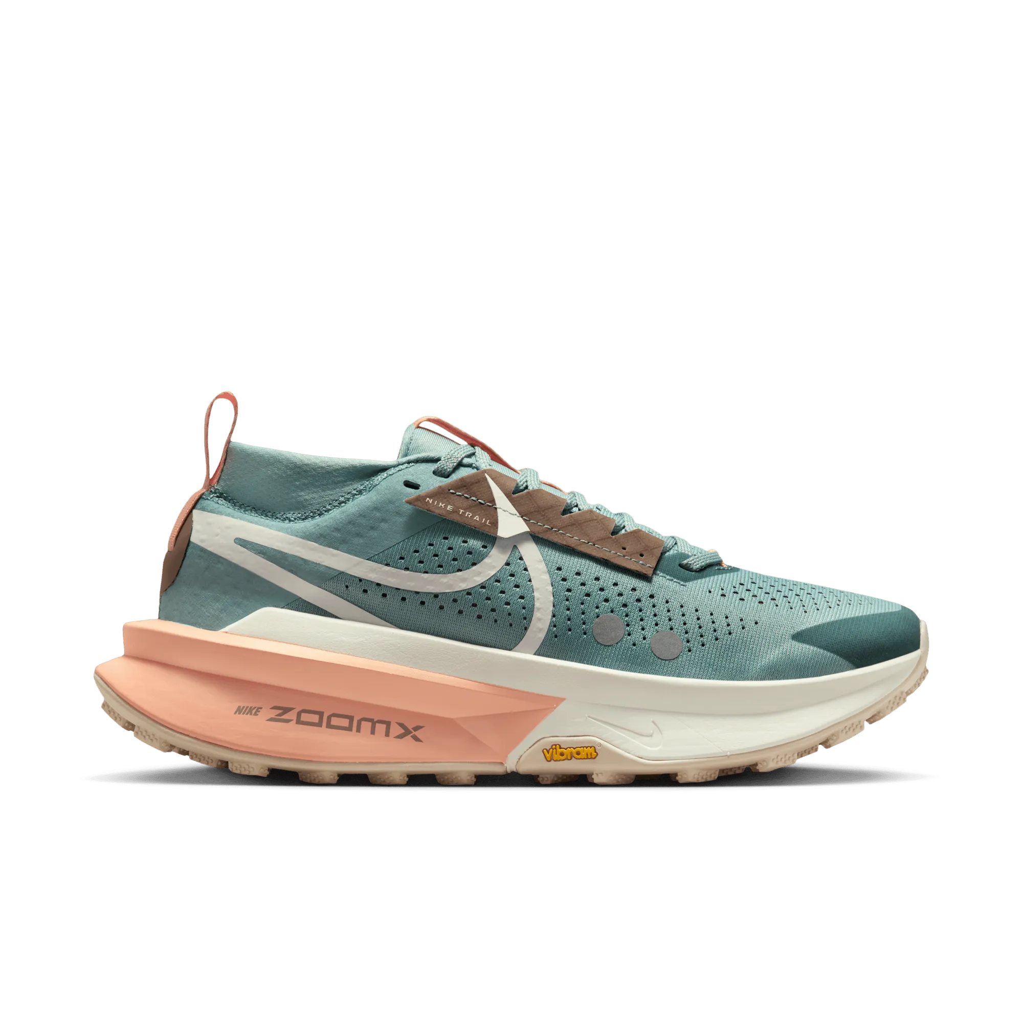 well - cushioned WOMEN'S ZEGAMA TRAIL 2 - B - 008 CANNON/SOFT PEARL-ORANGE CHALK