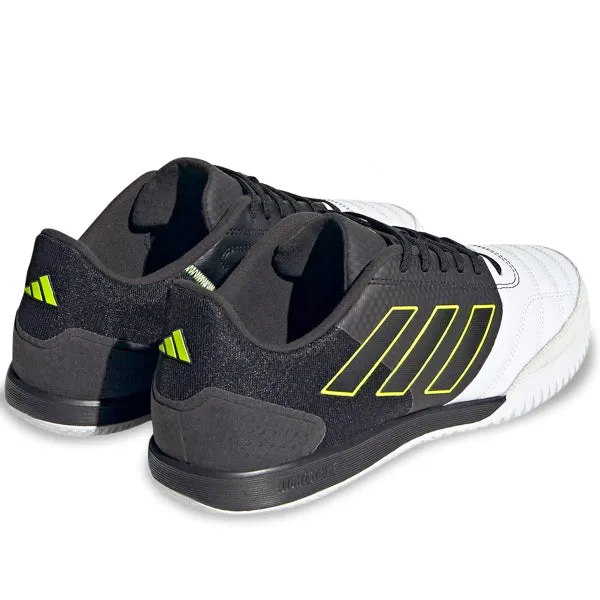adidas Top Sala Competition Indoor Soccer Shoes (Core Black/Team Solar Yellow/White) sponsor - branded shoes