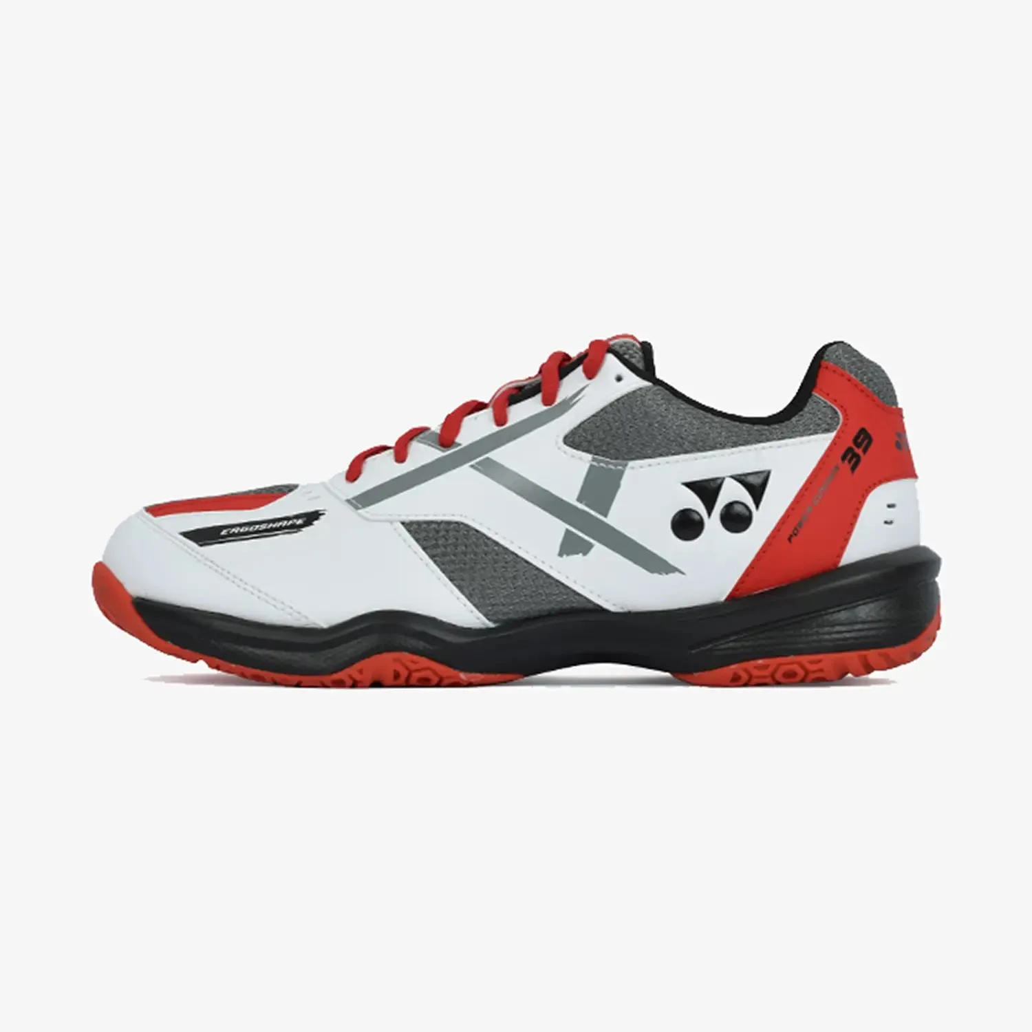 Yonex Power Cushion 39 Wide (White/Red) Sporty