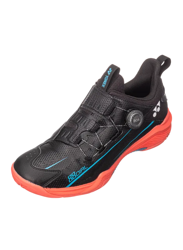 Push MasterX Defend Legend Yonex Power Cushion 88 Dial Unisex Badminton Shoes [Black/Red] *CLEARANCE*