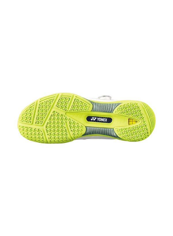 Yonex Power Cushion 88 Dial Unisex Badminton Shoes [White/Lime Yellow] *CLEARANCE* Functional Comfort Pro