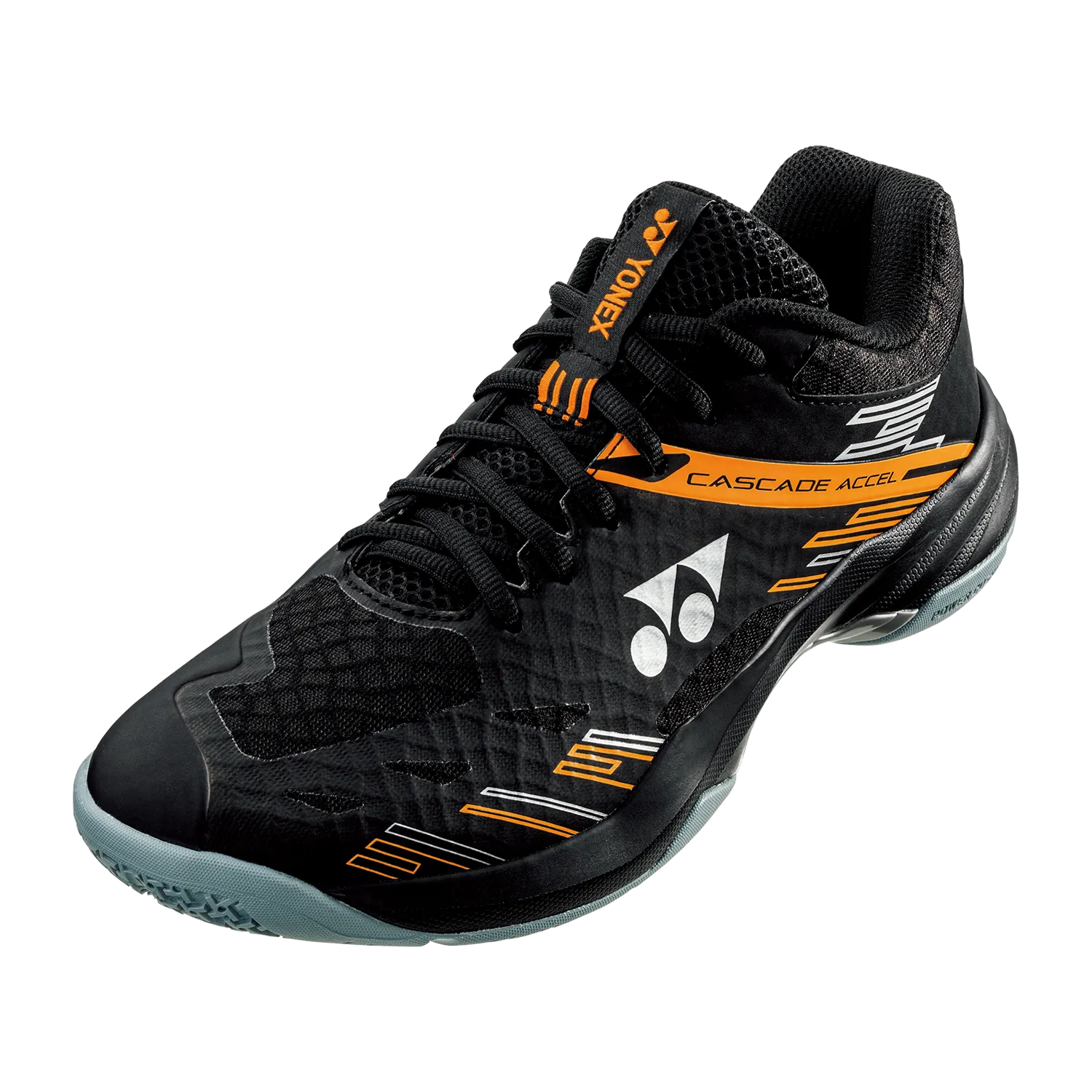 Yonex Power Cushion Cascade Accel Wide(Black/Orange) Push Prime Rubber Outsole