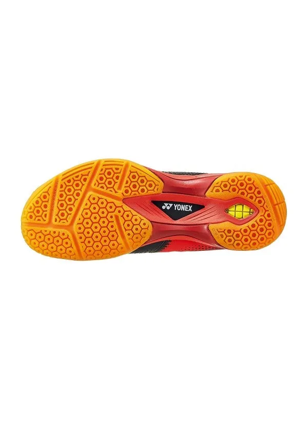 High-top Yonex Power Cushion Eclipsion X2 Unisex Badminton Shoes (Black/Red)