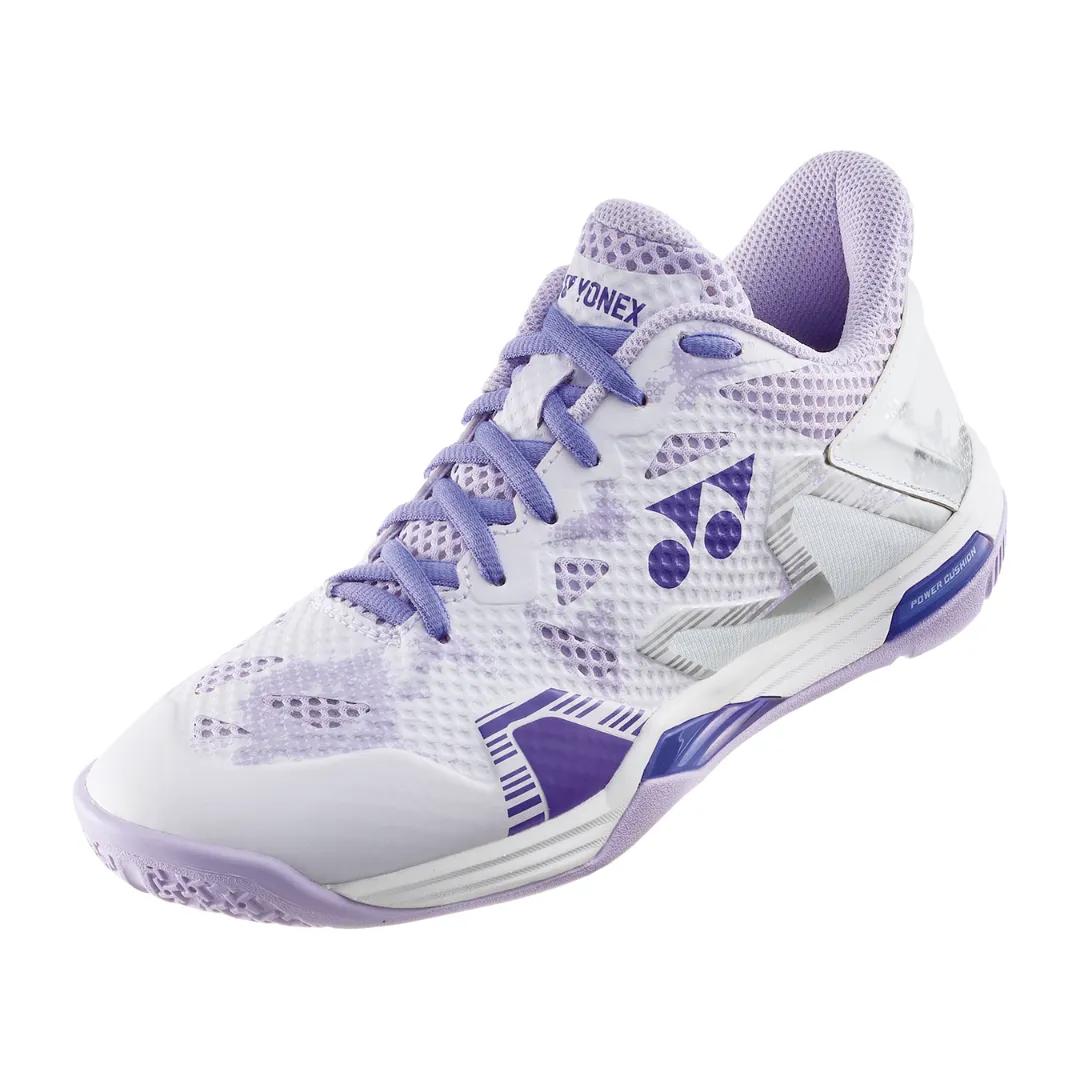 Shield Nova Yonex Power Cushion Eclipsion Z3 Ladies Court Shoes [White/Purple]