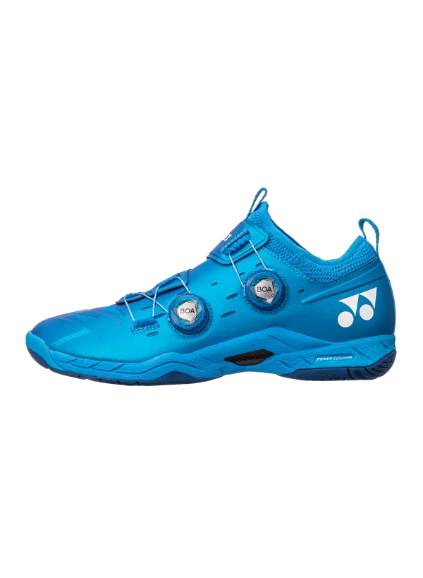 Step Core Well-known Yonex Power Cushion Infinity 2 Badminton Shoes (Metallic Blue)