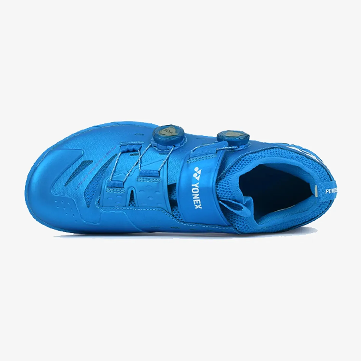Step Alpha Yonex Power Cushion Infinity 2 Unisex Court Shoe (Metallic Blue)