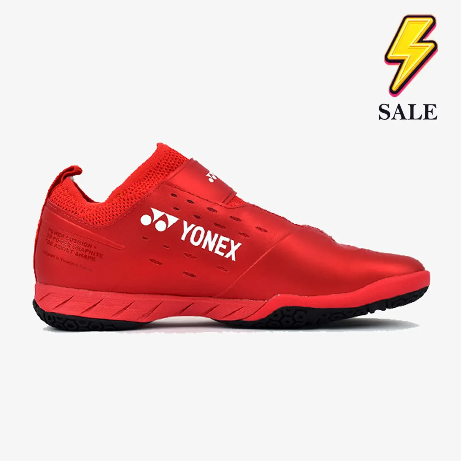 Yonex Power Cushion Infinity 2 Unisex Court Shoe (Red) Flow Edge