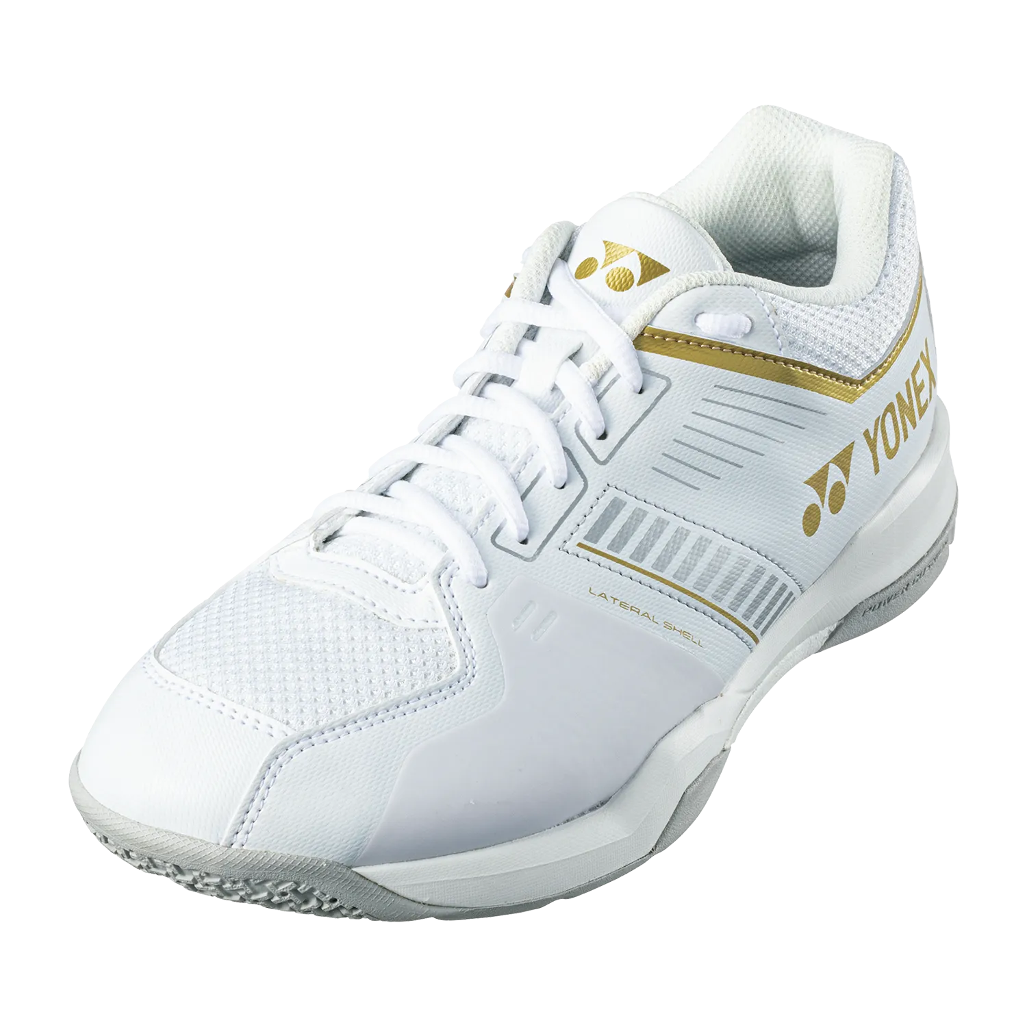 Yonex Power Cushion Strider Flow Wide(White/Gold) Instant Stop