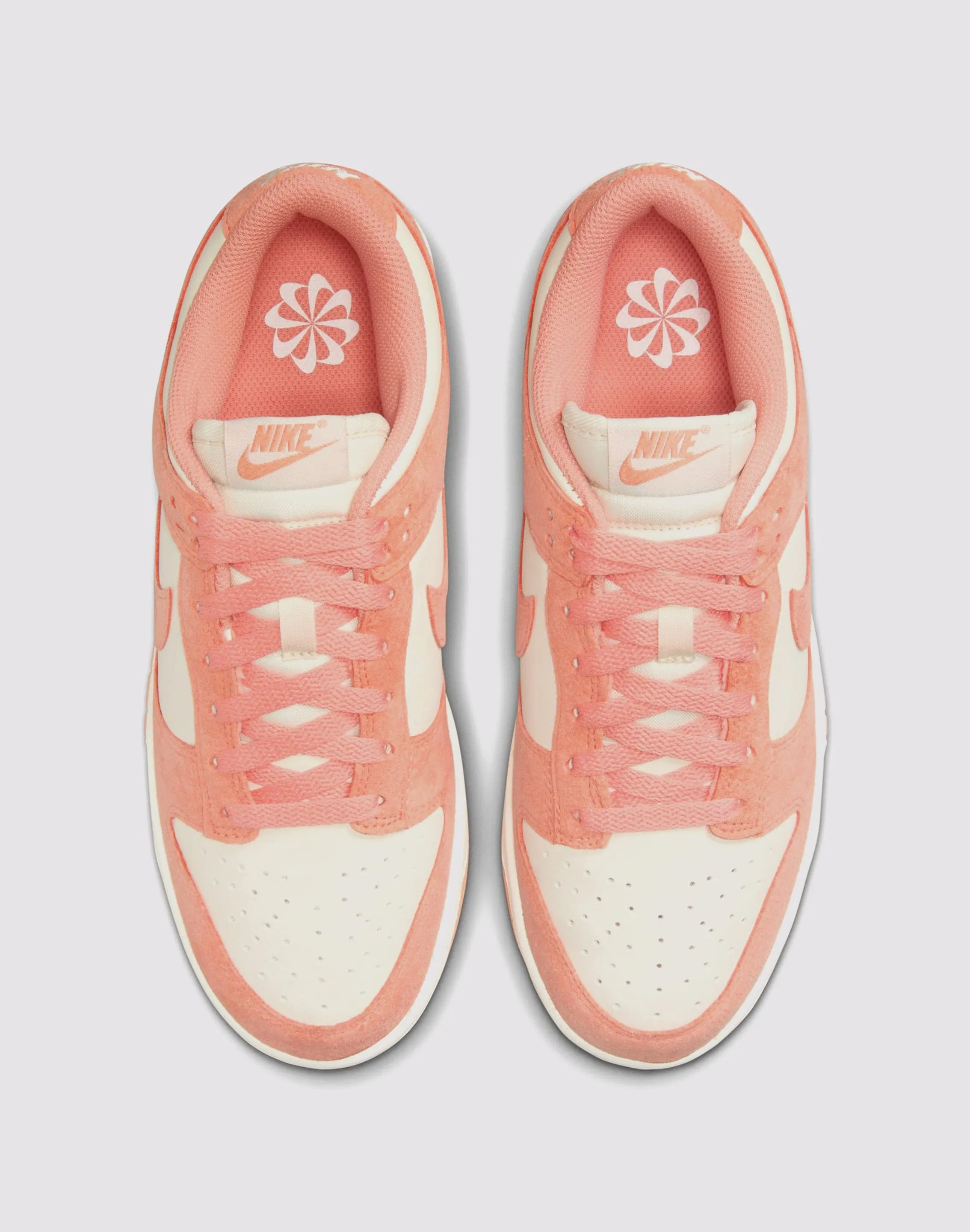 Compression Molded EVA Durable Outsole Rubber Nike Dunk Low "Soft Pearl/Apricot Agate/White"