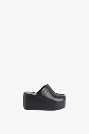 Branded Clog Wedge Skin Soft Lightweight