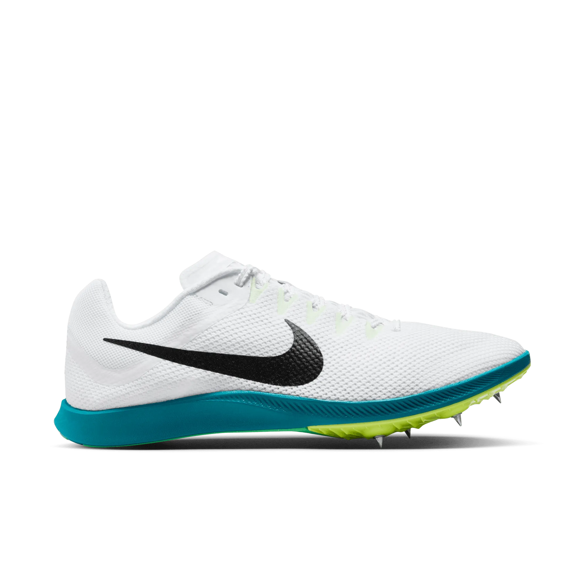 Slip Resistant Sole ZOOM RIVAL DISTANCE - D - 102 WHITE/BLACK/BRIGHT SPRUCE